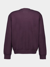MM6 Maison Margiela Dark Purple Jersey Sweatshirt