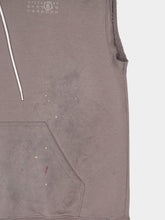 MM6 Maison Margiela Taupe Sleeveless Hooded Sweat Jacket
