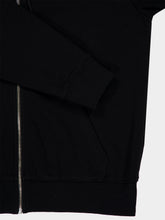 MM6 Maison Margiela Black Rubber Patch Hooded Sweatshirt