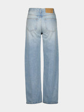 MM6 Maison Margiela Light Blue High-Waisted Denim Trousers