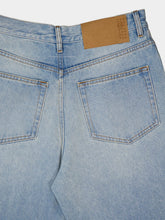 MM6 Maison Margiela Light Blue High-Waisted Denim Trousers