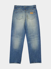 MM6 Maison Margiela Blue Distressed Straight-Leg Jeans