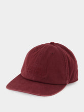 MM6 Maison Margiela Bordeaux Washed Cotton Baseball Cap