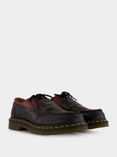 MM6 Maison Margiela Black Penton Mash Up Leather Moccasins