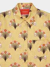 La DoubleJ Yellow Printed Cotton Long-Sleeve Boy Shirt