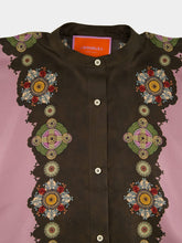 La DoubleJ Dusty Pink Silk Twill Nucleus Foulard Shirt