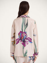 La DoubleJ Iris Ivory Silk Twill Pajama Shirt
