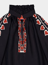 La DoubleJ Gattopardo Placée Black Cerere Blouse