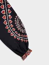 La DoubleJ Gattopardo Placée Black Cerere Blouse