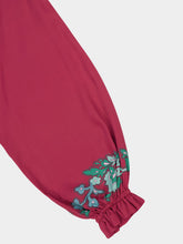 La DoubleJ Regalia Placée Red Cerere Blouse
