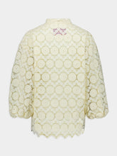 La DoubleJ Evil Eye Ivory Jackie Shirt