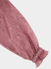La DoubleJ Dusty Pink Silk Organdie Cerere Blouse