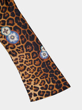 Paula Shirley Junglito Print Silk Midi Dress