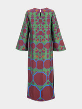 Paula Shirley Octa Print Printed Silk Twill Dress
