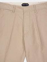 Tom Ford Beige Cotton Satin Chino Trousers