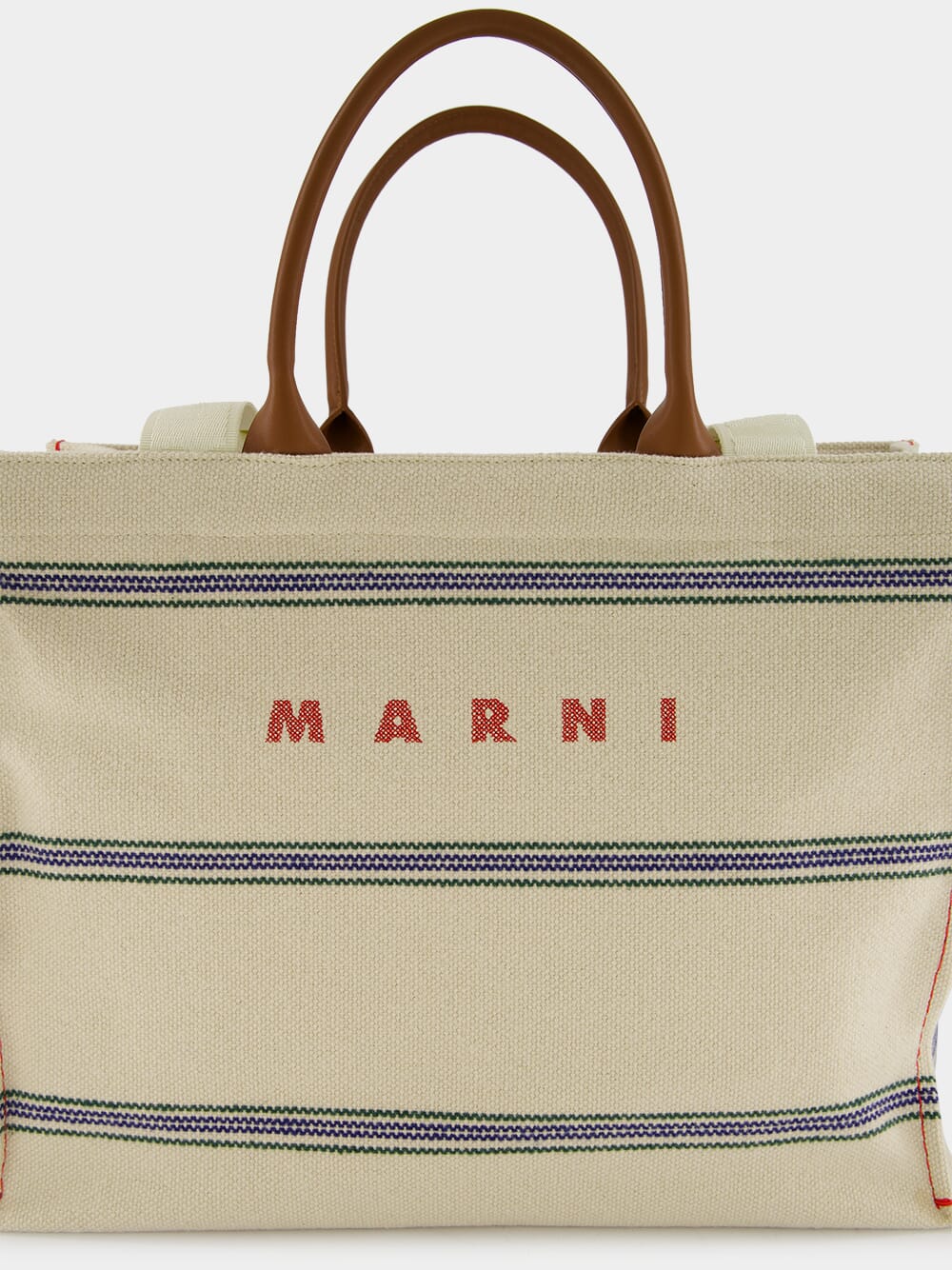 Embroidered Logo Canvas Tote