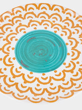 Les Ottomans Orange Sicily Handpainted Dinner Plate