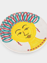 Les Ottomans Faces Handpainted Dessert Plate