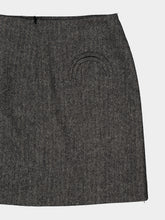 Blazé Milano Jline Coci Black and White Herringbone Mini Skirt