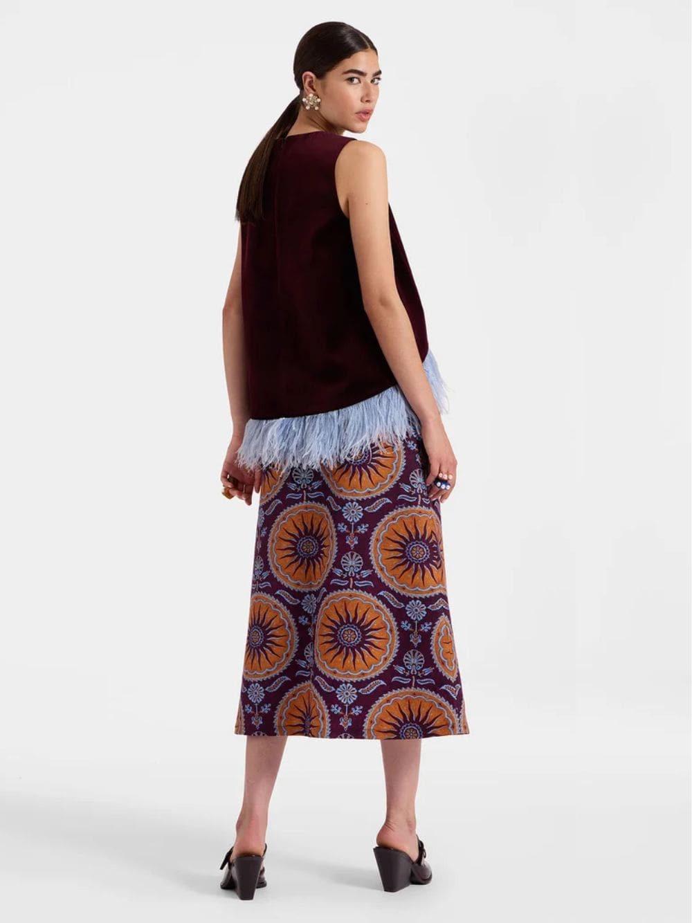 Sovereign Purple A-Line Skirt