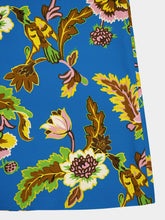 La DoubleJ Blue Floral Midi Skirt