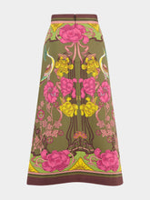 La DoubleJ Baia Floral-Print Midi Skirt