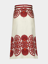 La DoubleJ Medallion Placée Cream Baia Skirt