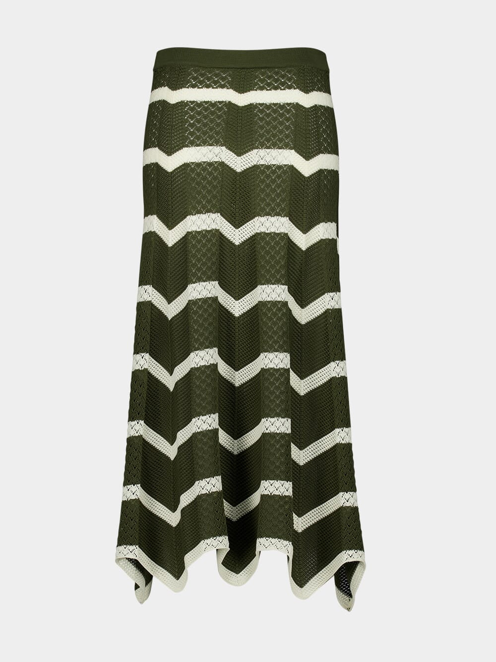 Solid Camouflage Chevron Skirt
