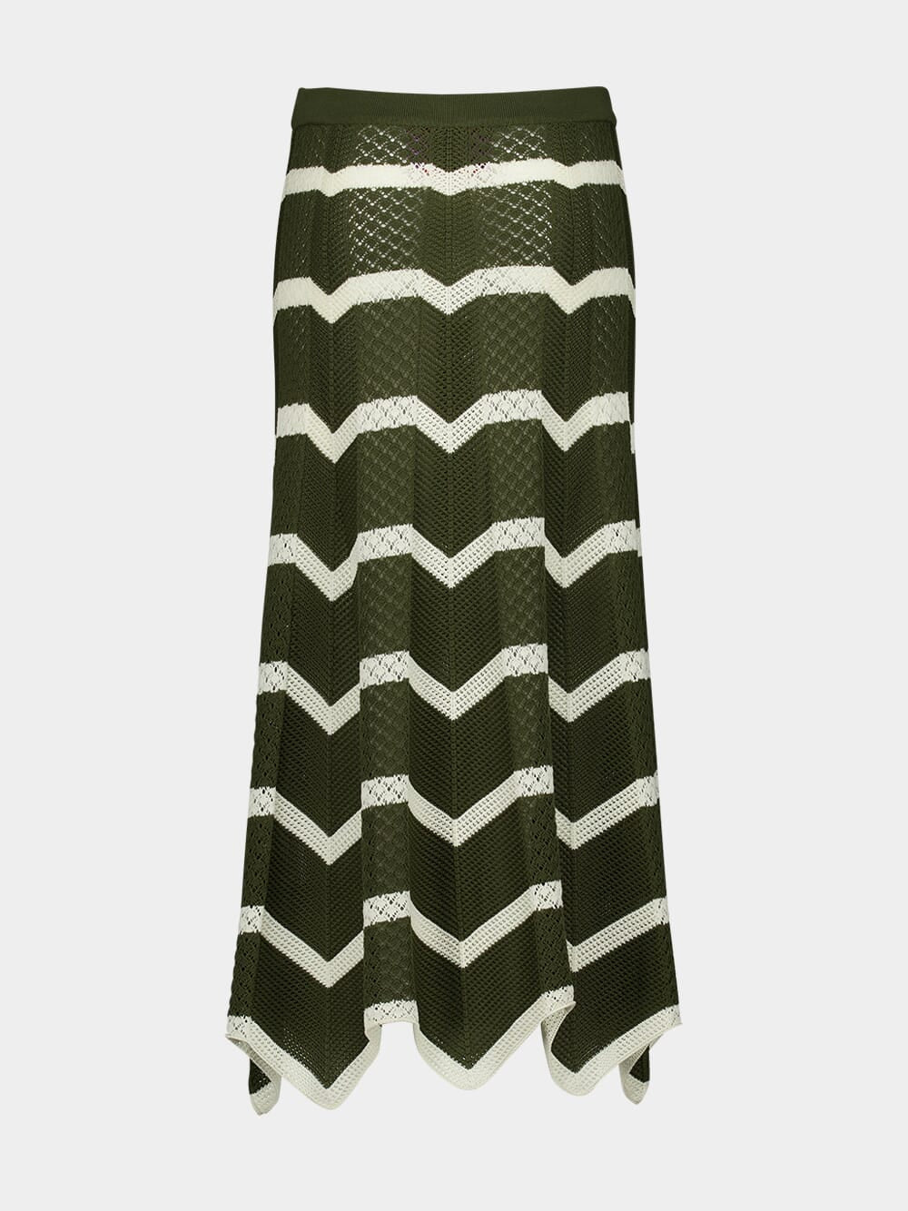 Solid Camouflage Chevron Skirt