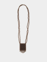 Lemaire Taupe and Espresso Grigri Beaded Necklace