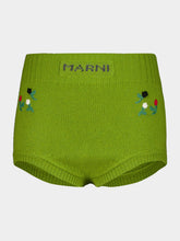 Marni Kiwi Floral Embroidered Wool Briefs