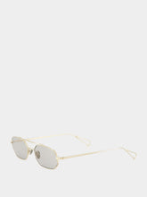 Ahlem Pont Lincoln Sunglasses in Grey Gold