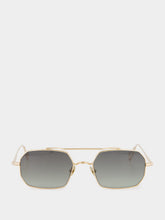 Ahlem Champagne Green Gradient Clovis Sunglasses