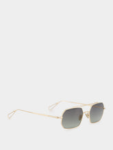 Ahlem Champagne Green Gradient Clovis Sunglasses