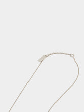 MM6 Maison Margiela Silver Brass Pendant Necklace