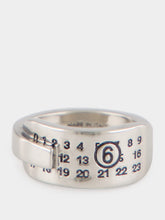MM6 Maison Margiela Silver Numeric Brass Ring