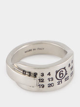 MM6 Maison Margiela Silver Numeric Brass Ring