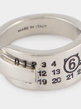 MM6 Maison Margiela Silver Numeric Brass Ring