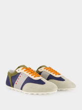 Marni Blue and Multicolour Softy Soccer Low-Top Sneakers