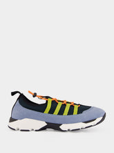 Marni Green and Blue Lycra Lace-Up Running Sneakers