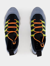Marni Green and Blue Lycra Lace-Up Running Sneakers