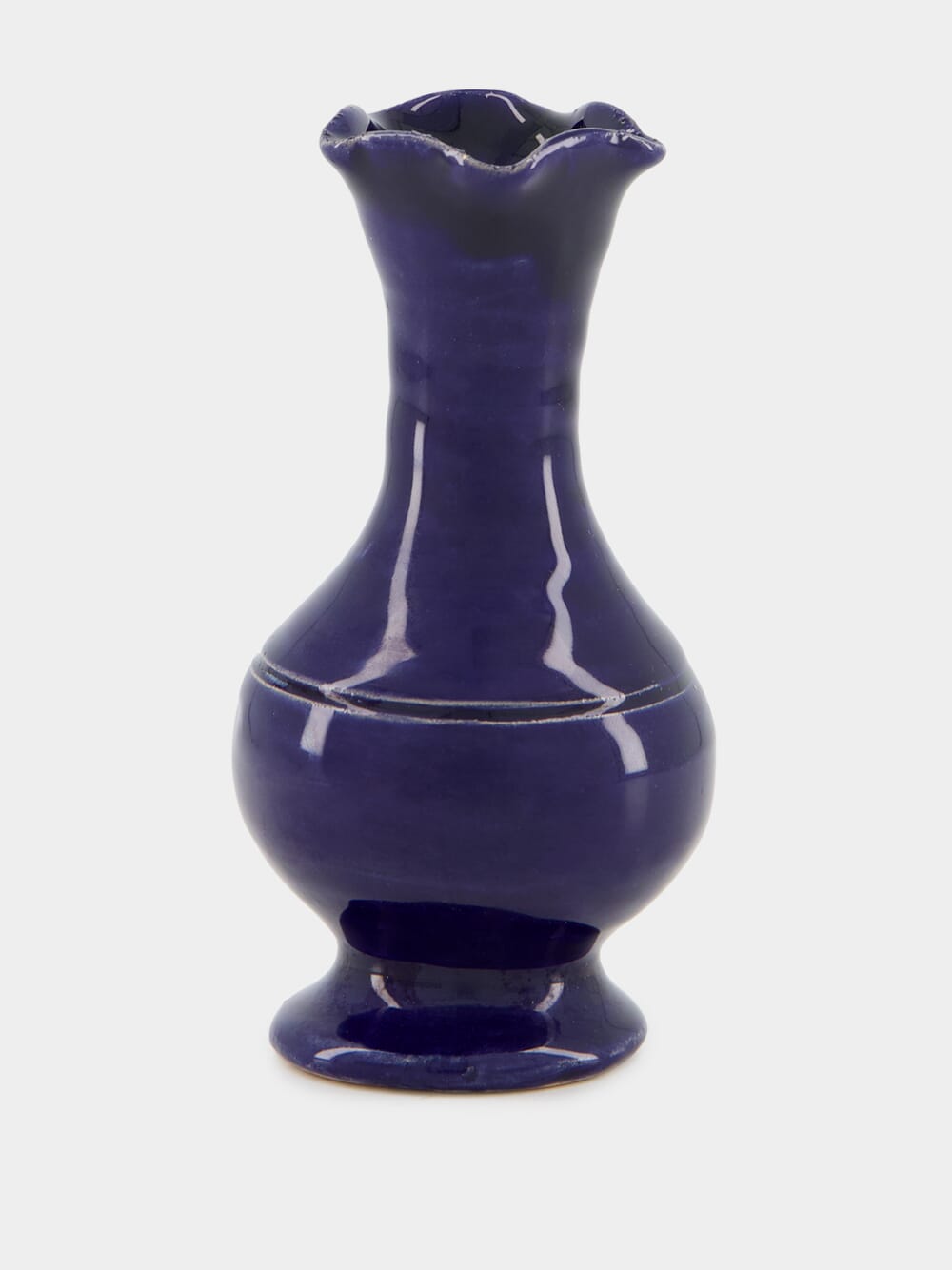 Cobalt Blue Ceramic Soliflore Vase