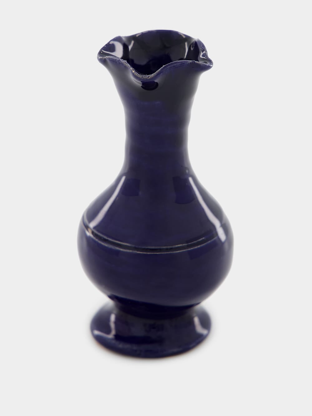 Cobalt Blue Ceramic Soliflore Vase