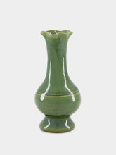 Casa Lopez Moss Green Ceramic Soliflore Vase