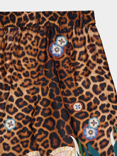 Paula Sonia Junglito Print Silk Pants