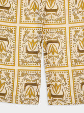 Paula Sonia Crocoprint Printed Silk Twill Pants