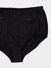 Prada Black Poplin Boy Shorts with Patch Pockets