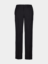 Prada Black Wool Blend Trousers