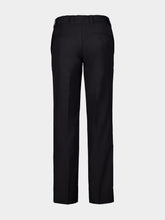 Prada Black Wool Blend Trousers