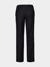 Prada Black Wool Blend Trousers